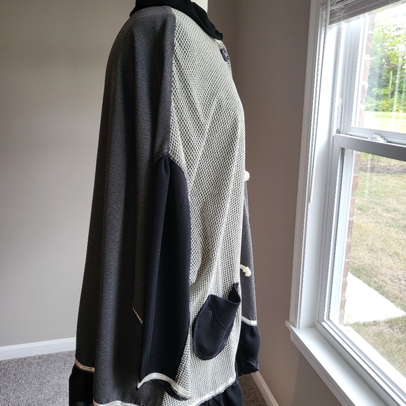 Aug 27 A.M. Stunning Black, Gray & White Multi-Pattern 2-Piece Pant Set (O/S) - Picture 13 of 16